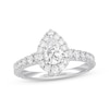 Thumbnail Image 0 of Previously Owned Neil Lane Premiere Diamond Engagement Ring 1-1/2 ct tw Pear 14K White Gold - Size 5