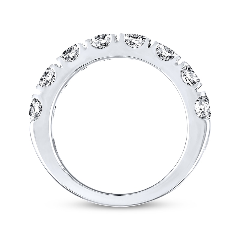 Main Image 2 of Previously Owned THE LEO Diamond Anniversary Ring 2 ct tw Round-cut 14K White Gold