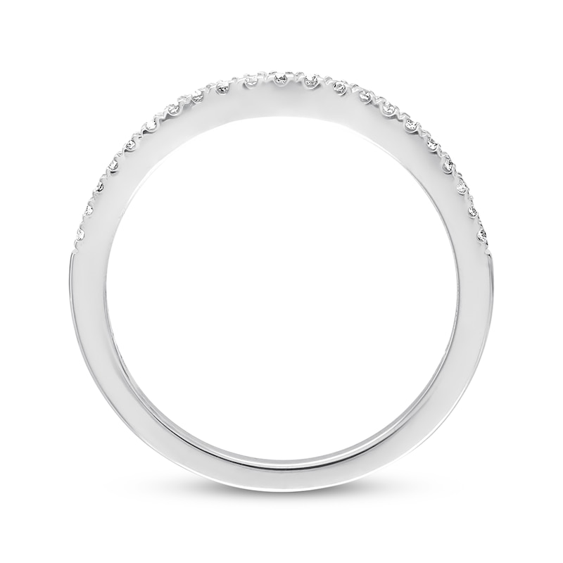 Main Image 3 of Previously Owned Ever Us Diamond Wedding Band 1/6 ct tw Round-cut 14K White Gold