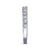 Thumbnail Image 2 of Previously Owned Diamond Anniversary Band 1/2 ct tw Round-cut 14K White Gold - Size 4.5