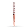 Thumbnail Image 3 of Previously Owned Diamond Wedding Band 1/4 ct tw Round-cut 10K Rose Gold - Size 11