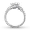 Thumbnail Image 3 of Previously Owned Ever Us Two-Stone Diamond Ring 1-1/2 ct tw Round 14K White Gold - Size 9.75
