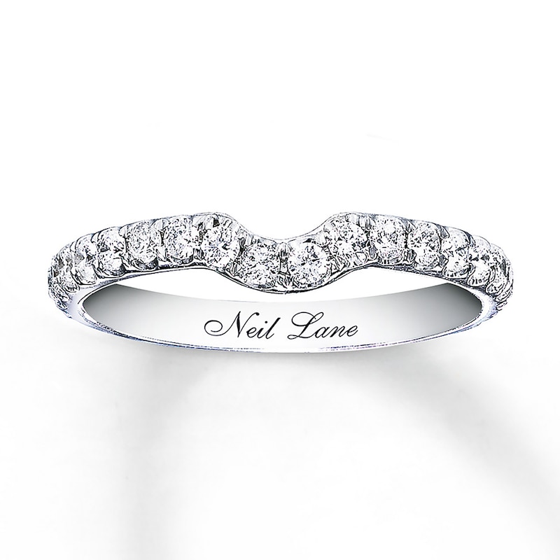 Main Image 1 of Previously Owned Neil Lane Diamond Wedding Band 3/8 ct tw 14K White Gold Size 4