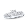 Thumbnail Image 0 of Previously Owned Multi-Diamond Engagement Ring 1/4 ct tw Round-cut 10K White Gold