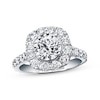 Thumbnail Image 1 of Previously Owned Neil Lane Engagement Ring 2-3/4 ct tw Round-cut Diamonds 14K White Gold - Size 4.5