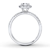 Thumbnail Image 2 of Previously Owned Diamond Engagement Ring 7/8 ct tw Round-cut 14K White Gold Size 3.5