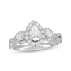 Thumbnail Image 0 of Previously Owned Neil Lane Diamond Engagement Ring 1-1/4 ct tw Pear & Round-cut 14K White Gold