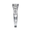 Previously Owned Diamond Engagement Ring 1-1/4 ct tw Princess & Round-cut 14K White Gold