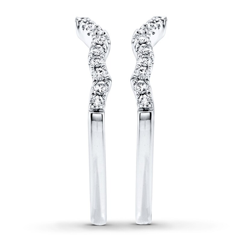 Main Image 3 of Previously Owned Diamond Wedding Band 3/8 ct tw 14K White Gold Size 4