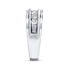 Thumbnail Image 2 of Previously Owned Men's Diamond Band 1/2 ct tw Round-cut 10K White Gold Size 12.75