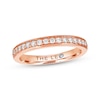 Thumbnail Image 0 of Previously Owned THE LEO Diamond Wedding Band 1/4 ct tw Round-cut 14K Rose Gold