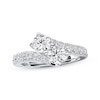 Thumbnail Image 1 of Previously Owned Ever Us Two-Stone Anniversary Ring 2 ct tw Diamonds 14K White Gold - Size 10.5