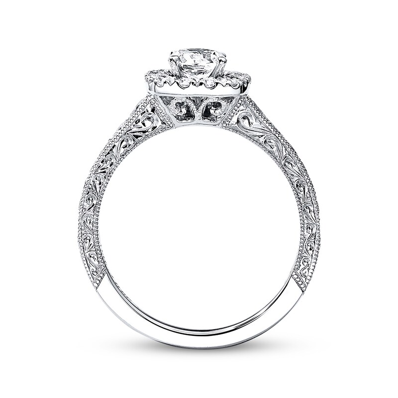 Main Image 3 of Previously Owned Neil Lane Diamond Ring 1-1/6 ct tw Round-cut 14K White Gold Size 4.5