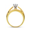 Thumbnail Image 3 of Previously Owned Diamond Engagement Ring 1-1/2 ct tw Marquise, Baguette & Round-cut 14K Yellow Gold - Size 4.25