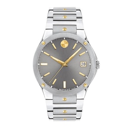 Previously Owned Movado S.E. Stainless Steel Two-Tone Men's Watch 607514