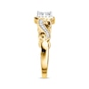 Thumbnail Image 2 of Previously Owned Diamond Engagement Ring 5/8 cttw Princess/Round 14K Yellow Gold