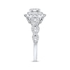 Thumbnail Image 2 of Previously Owned Neil Lane Bridal Diamond Ring 1-1/6 ct tw Oval & Round-cut 14K White Gold - Size 9