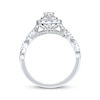Thumbnail Image 3 of Previously Owned Neil Lane Bridal Diamond Ring 1-1/6 ct tw Oval & Round-cut 14K White Gold - Size 9