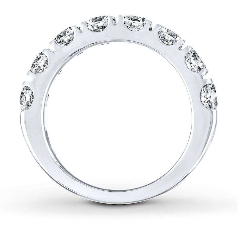 Previously Owned THE LEO Diamond Anniversary Ring 2 ct tw Round-cut 14K White Gold