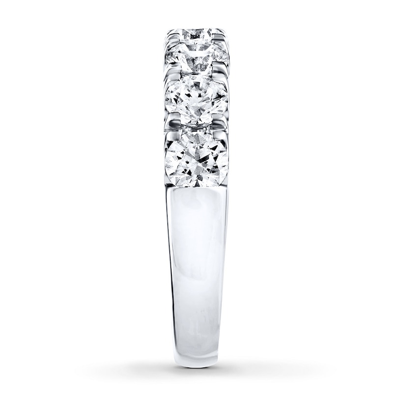 Previously Owned THE LEO Diamond Anniversary Ring 2 ct tw Round-cut 14K White Gold