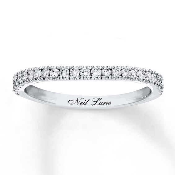 Previously Owned Neil Lane Diamond Wedding Band 1/4 ct tw 14K White Gold