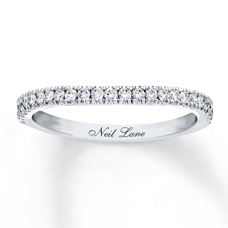 Previously Owned Neil Lane Diamond Wedding Band 1/4 ct tw 14K White Gold