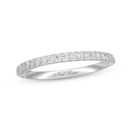 Previously Owned Neil Lane Diamond Wedding Band 1/4 ct tw Round-cut 14K White Gold