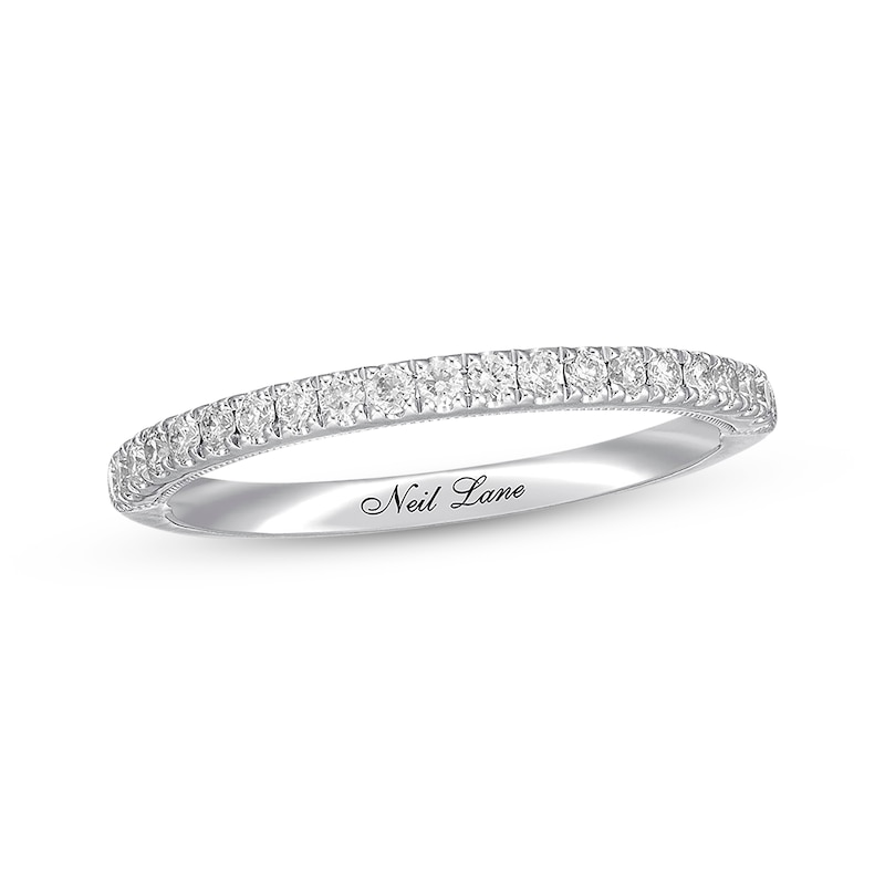 Previously Owned Neil Lane Diamond Wedding Band 1/4 ct tw Round-cut 14K White Gold