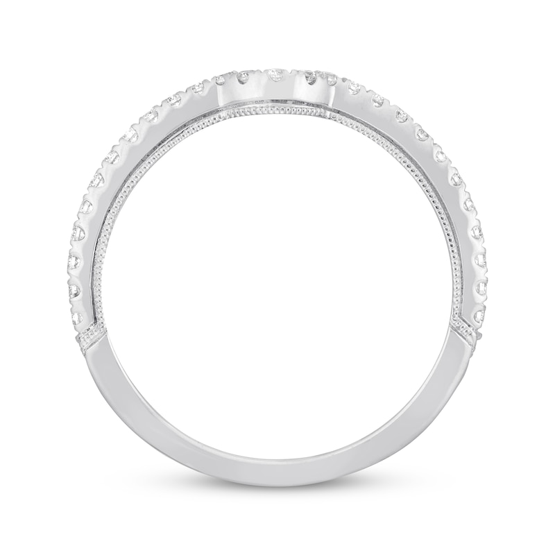 Main Image 3 of Previously Owned Neil Lane Diamond Wedding Band 1/5 ct tw Round-cut 14K White Gold