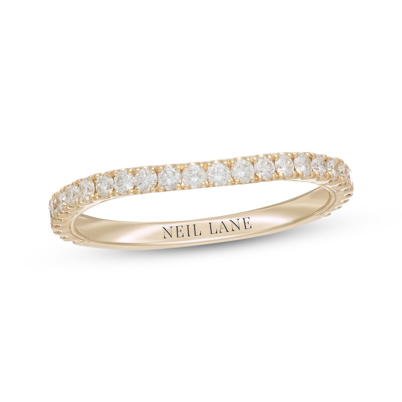 Main Image 1 of Previously Owned Neil Lane Diamond Wedding Band 3/8 ct tw Round-cut 14K Yellow Gold