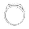Thumbnail Image 3 of Previously Owned Men's Wedding Band 1 ct tw Diamonds 14K White Gold