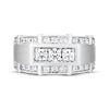 Thumbnail Image 4 of Previously Owned Men's Wedding Band 1 ct tw Diamonds 14K White Gold