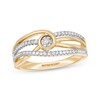 Thumbnail Image 1 of Previously Owned Interwoven Diamond Ring 1/5 ct tw Round-cut 10K Yellow Gold