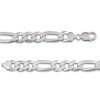 Thumbnail Image 3 of Previously Owned Figaro Chain Necklace Solid Sterling Silver 24"