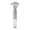 Thumbnail Image 2 of Previously Owned Diamond Heart Ring 1/3 ct tw Round-cut 10K White Gold