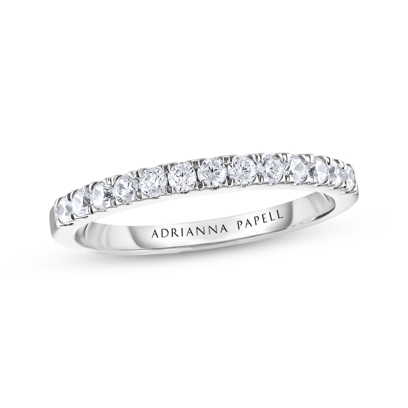 Main Image 1 of Previously Owned Adrianna Papell Diamond Wedding Band 3/8 ct tw 14K White Gold
