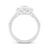 Thumbnail Image 2 of Previously Owned THE LEO Diamond Engagement Ring 7/8 ct tw Princess & Round-cut 14K White Gold