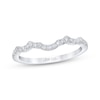 Previously Owned THE LEO First Light Diamond Wedding Band 1/5 ct tw Round-cut 14K White Gold