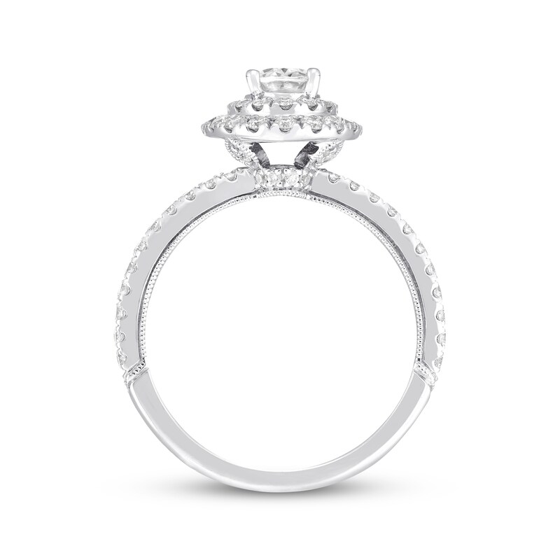 Previously Owned Neil Lane Oval Diamond Engagement Ring 1-3/4 ct tw 14K White Gold