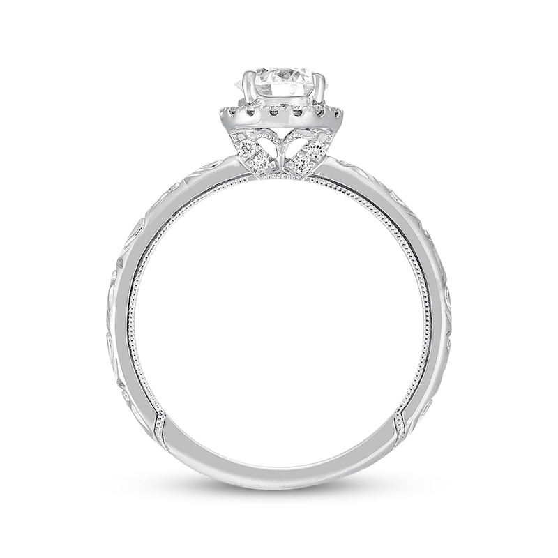 Main Image 3 of Previously Owned Neil Lane Diamond Engagement Ring 7/8 ct tw Round-cut 14K White Gold