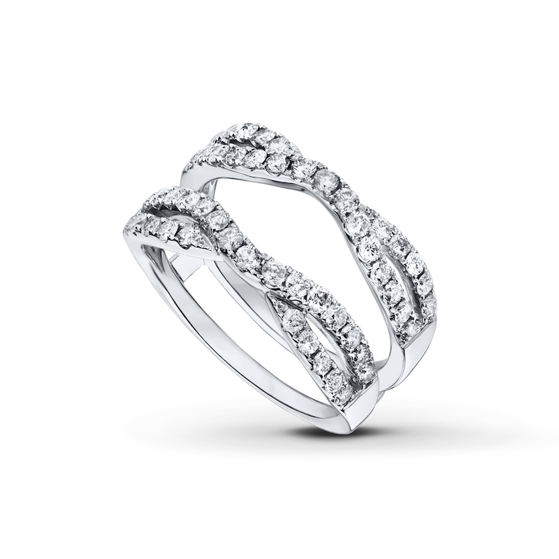 Main Image 1 of Previously Owned Diamond Enhancer Ring 1 carat tw Round-cut 14K White Gold