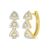Thumbnail Image 0 of Previously Owned Diamond Hoop Earrings 1/2 ct tw Round-cut 10K Yellow Gold