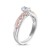 Thumbnail Image 2 of Previously Owned Adrianna Papell Diamond Engagement Ring 5/8 ct tw Oval & Round 14K Two-Tone Gold