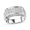 Thumbnail Image 1 of Previously Owned Men's Diamond Band 1-1/2 ct tw Round-cut 10K White Gold