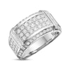 Thumbnail Image 2 of Previously Owned Men's Diamond Band 1-1/2 ct tw Round-cut 10K White Gold