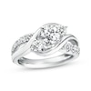 Previously Owned 3-Stone Diamond Engagement Ring 1 ct tw Round-cut 14K White Gold