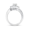 Previously Owned 3-Stone Diamond Engagement Ring 1 ct tw Round-cut 14K White Gold