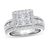 Thumbnail Image 1 of Previously Owned Diamond Engagement Ring 2 ct tw Princess/Round 14K White Gold