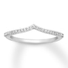 Thumbnail Image 1 of Previously Owned Diamond Wedding Band 1/6 ct tw Round-cut 14K White Gold