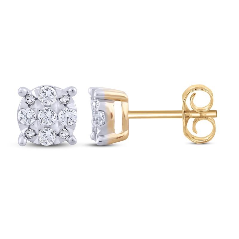 Previously Owned Diamond Stud Earrings 1/4 ct tw 10K Yellow Gold